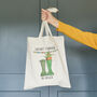 Personalised Freshly Foraged Tote Bag, thumbnail 1 of 1