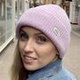 Heather Ladies Fashion Beanie Hat, thumbnail 1 of 4