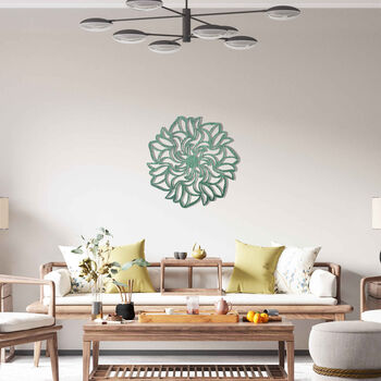 Wooden Mandala Flower Enriching Spaces With Zen Vibes, 11 of 12