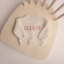 Personalised Ribbed Knitted Baby Cardigan, thumbnail 4 of 8