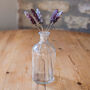 Glass Lavender Stems With Glass Bottle Vase, thumbnail 1 of 10