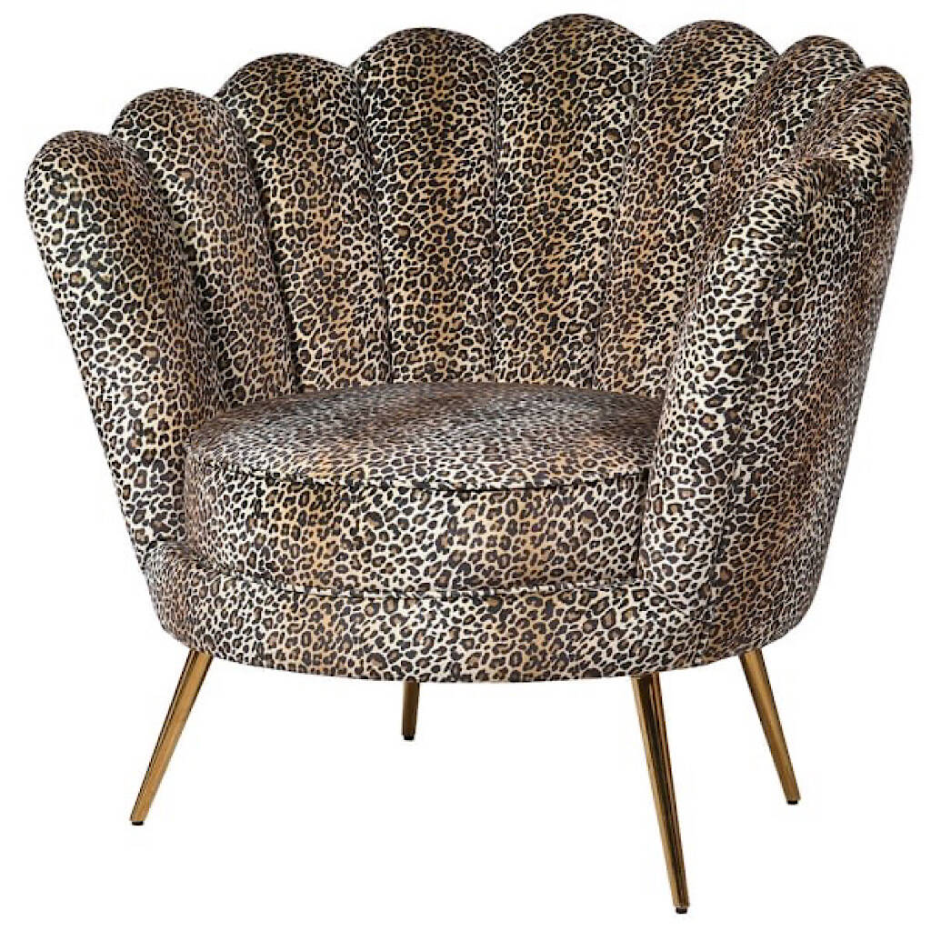 Leopard Shell Chair