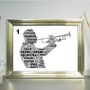 Violin Or Trumpet Player Personalised Print, thumbnail 1 of 5