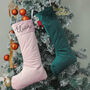 Luxury Velvet Christmas Stocking, thumbnail 5 of 6