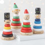 Personalised Christmas Wooden Stacking Toy, thumbnail 1 of 5