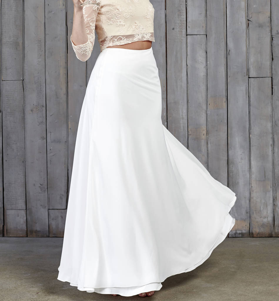 hammond bridal maxi skirt by house of ollichon | notonthehighstreet.com