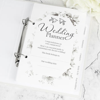 Wedding Planner With Photo – Personalised Ring Bound Organiser, 3 of 12