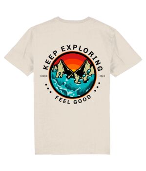 Keep Exploring Feel Good Unisex Graphic T Shirt, 9 of 12