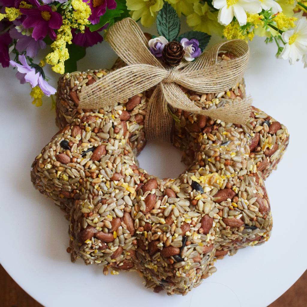 bird seed easter wreath gifts for mum and grandma by the bird bakery