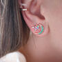 Rainbow Star Earrings, thumbnail 5 of 8