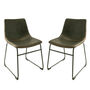 Dexter Grey Set Of Two Dining Chairs, thumbnail 1 of 6