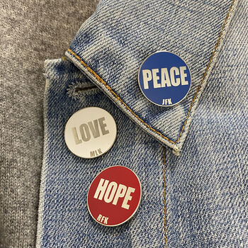 Hope Quote Inspirational Pin Badge, 4 of 4