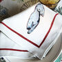 Set Of Six 'Adonis' Linen Napkins, thumbnail 4 of 12