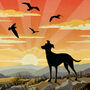 Limited Edition Greyhound, Whippet Or Lurcher Print, thumbnail 6 of 8