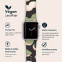 Retro Bubbles Vegan Leather Apple Watch Band, thumbnail 2 of 7