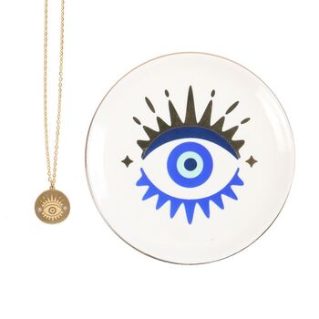 Evil Eye Protection Necklace Gift Set, 2 of 4