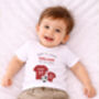 Personalised England Football Baby Outfit, thumbnail 3 of 9