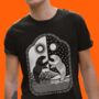 Mens Bear Sun And Moon Design T Shirt, thumbnail 1 of 7