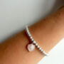 St Christopher Heart Bracelet Sterling Silver, thumbnail 6 of 6