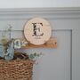 Personalised Floral Name Plaque | Wooden Nursery Name Sign, thumbnail 3 of 7