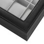 12 Slots Grey Lining Watch Display Storage Box Case, thumbnail 9 of 9
