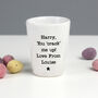 Personalised Easter Message Star Ceramic Egg Cup, thumbnail 3 of 4