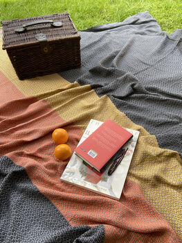 Queen Size Cotton Blanket, Sustainable Gift, 5 of 11