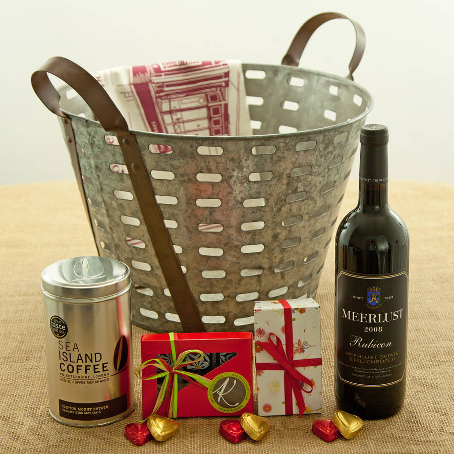 Meerlust Red Wine Harvest Basket Gift Hamper By Jones and Jones of ...