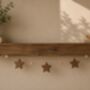 Farmhouse Wooden Star Garland, thumbnail 4 of 4