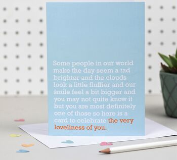 Loveliness Of You: Thank You Card To Celebrate Someone, 2 of 5