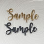 Personalised Acrylic Place Name Table Settings Wedding Events F8, thumbnail 2 of 4