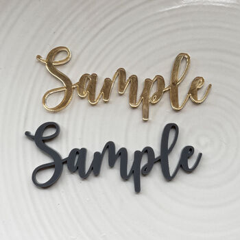 Personalised Acrylic Place Name Table Settings Wedding Events F8, 2 of 4