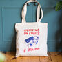 Funny Tote Bag 'Running On Coffee And Klarna', thumbnail 2 of 5