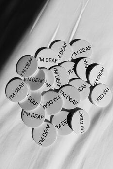 Im Deaf Pin Badge, 4 of 5