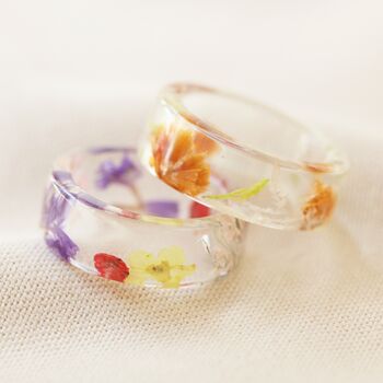 Dried Flower Resin Ring, 2 of 10