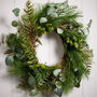 Botanical Beauty Deluxe Evergreen Wreath, thumbnail 5 of 8