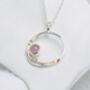 Rose Quartz Sterling Silver Pendant, thumbnail 5 of 8