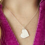 Personalised Name Silver Plated Heart Necklace, thumbnail 1 of 12
