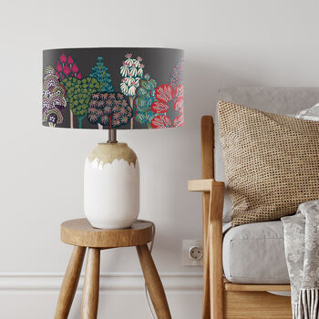 Serene Forest Greens Lampshade, 11 of 11
