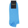 Pin Stripe Grey And Classic Blue Men's Trainer Socks, thumbnail 8 of 12