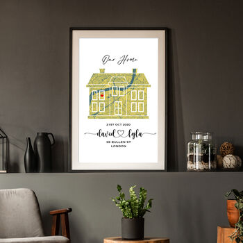 'This Is Our Home' Vibrant Location Map Print, 4 of 12