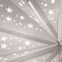 White Scandi Style Paper Star Lantern, thumbnail 5 of 6