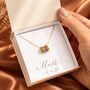 Family Birthstone Rings Necklace, thumbnail 4 of 9