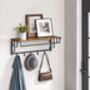 Wall Mounted Coat Rack With Shelf And Five Hooks, thumbnail 5 of 12