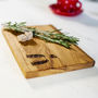 Two Penguins Personalised Oak Cutting Board, thumbnail 2 of 6
