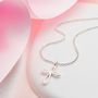 Child's Sterling Silver Cherish Cross Necklace, thumbnail 1 of 6