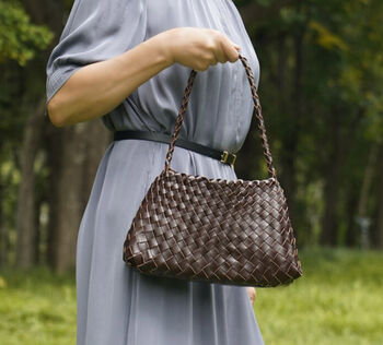 Weaving Leather Shoulder Bag, 3 of 8