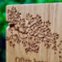 Engraved Oak Tree Memorial Marker, thumbnail 6 of 7