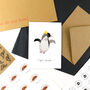 Macaroni Penguin A6 Greetings Cards, thumbnail 4 of 7