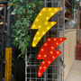 Yellow Lightning Bolt LED Light, thumbnail 6 of 6
